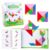 Helsort Magnetic Travel Tangram Puzzle Book, Stem Brain Teaser Game