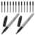 Hemobllo 100pcs Oily Marker Pen Fine Point Permanent Plastic