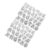 Hemobllo 2pcs Carbon Steel Alphabet Letter Die Cuts for Card Making with Advanced Etching Technology, Silver Metal Cutting Dies Sturdy and Easy for Beginners, for Wedding Card and Christmas