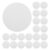 Hemobllo 80pcs White round Cardstock Cutouts for Crafts, 6-inch Circular Paper with Smooth Surface and 92lb Thickness, for DIY Arts, Custom Party Decorations, and Classroom Projects
