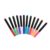 Hemobllo Dry Erase Markers and PC Fluorescent Blackboard 12pcs for Acrylic