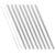 Hemobllo Stainless Steel Heart-shaped Drinking Straws Cleaning Brush Reusable Metal Bar Straws for Milk Tea and Birthday Party Supplies
