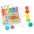 Hemoton Wooden 13-in-1 Educational Sorting and Matching, Parent Interactive Digital Cognition Game with Different Shapes, Cultivates Response Ability, for Christmas and Day