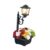 HENGBL Solar Lamp Post Light with Planter Freestanding Planter Lamp Decorative for Outside Front Door Yard Solar