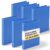 Henoyso 1 Inch 6 Pack Mini 3 Ring Binders for 5.5″x8.5″ Paper,Blue