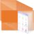 Henoyso 48 Pcs Orange School and Home 2 Pocket Folders with 4 Clear Inner Pockets Plastic Heavy Duty Homework Folders Parent Teacher Communication for Student Home Office Classroom,11 x 9 Inch