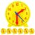 Henoyso 6 Pcs Teaching Clock for Kids, 4” Learning Clock for Telling Time, Math Classroom Clocks Kit with Movable Hands for Teachers Students Early Education Classroom Supplies