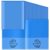 Henoyso 72 Pcs School to Home Folder with Pocket Plastic Heavy Duty Clipboard Folder with Clear Front Pocket Homework Take Home Folders for School Students Parent Teacher Communication (Blue)