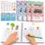 Henoyso 8 Pack Primary Composition Notebooks, 100 Pages Spiral Writing Journals for Kids K-2, Drawing & Handwriting Practice Workbook for Kindergarten, Preschool & 1st–2nd Students (Fresh Color)