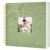 HenPisen Scrapbook Photo Album Linen Cover, 10 x 10 Inch Hardcover Kraft White Pages Memory Book, for Travel Wedding Guest Book Christmas Baby Shower (40 Sheets/ 80 Pages,GrassGreen)