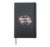 He Restores My Soul Bible Psalm 23 3 Floral Women Christian Hardcover Journal, Black