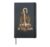 He Still Leads Christian Sheep Grapes Wheat Hardcover Journal, Black