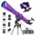 HETEKAN 90mm Aperture 1000mm,Telescope for Adults High Powered, Purple