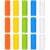 Hexagonal Column Pencil Erasers, 15 Pack in 5 Colors, 2.2 in Precision Erasers with Angled Edges for School, Drawing and Office Supplies