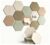 Hexagon Cork Bulletin Board Tiles