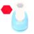 Hexagon Paper Punch, 1.5 Inch Paper Punches for Crafts, Labor-Saving Handle