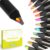 Hexalyao 12 Pack Rainbow Colored Pencils Bulk Multicolor Wooden Drawing Pencil Set for Adult Art Supplies Sketching Shading Crafting Scrapbooking Office Studio