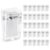 HeXueLy 30 Pack Tapestry Hanging Clips, Clear Self-Adhesive Spring Clips for Walls, No-Drill Poster Hangers for Photos, Notes, Wall Flags and Lightweight Fabric Decor, Home Classroom Office