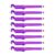 HEYZARDA Personalized Pens with QR Code Printing Area 100 Pcs Bulk, Purple