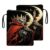 HGGJFLYX Book Sleeve with Zipper Handle,Crimson Moon Knight