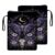 HGGJFLYX Book Sleeve with Zipper Handle,Lunar Skull Moth
