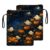 HGGJFLYX Book Sleeve with Zipper Handle,Moonlit Ghost Pumpkins