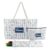 HGOLMDD Empty Printed Mahjong Bag for American Mahjong(White)