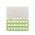 HHRJNUST Bead Sorting Tray With Lid Organizer Mat Board Case 21 Slot Compartment Box Lettered Layout Felt Insert For Delicate Pieces suitable for rhinestone, 21-Grid Bead Mat With Storage Box, Green