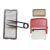 HHRJNUST Mini Personalised Self Rubber Stamp Set Removable Number Stationary Date DIY Character Stamp DIY Stamp Set for Hobby Home Teachers School, Red