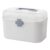 HHRJNUST Storage Box Bin Organizer with Organizing Removable Tray Empty First Aid Carrying Case for Vehicle, Clear, 26.5×15.5x18cm