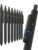 Hiacry 8 Pcs Gel Pens, Quick-Dry Long Lasting Black Ink-0.7 MM Fine Point