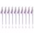 HIAKDOFT 10 Pcs Pendant Gel Pen Lavender Plastic Ink Ballpoint for Students