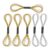 HIAKDOFT M Metallic Embroidery Floss Polyester Thread with Strength and Resilience, Won’t Break or Fray Easily for Friendship Bracelet Making for Embroidery Crafts and Daily Accessorizing