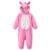 HiartGeil Toddler Dinosaur Costume, Thick, Soft & Silky Plush Halloween Jumpsuit (1, Unicorn)
