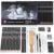 HIFORNY 30 PCS Sketching Drawing Pencil Set,Sketch Pencils Art Supplies with Graphite,Charcoal,Blending Tools,Accessories,Drawing Kit for Adults Artists