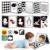 High Contrast Baby Flashcards with Black and White Tummy time Mirror Books, Newborn Brain Development Toys for 0-6 Months Baby as Infants Easter Gift