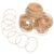 High Elastic Rubber Bands 3mm round Beige Rubber for Glassware