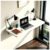 High Gloss Folding Down Study Computer Desk