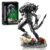 HIGH GODO Alien Mech Xenomorph Warrior Building Sets for Adult, Horror Action Figure Toy with Base,Gifts for Teens Aged 14+, Perfect for Birthdays Christmases Halloweens, 882 Pieces