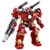 HIGH GODO Mech Robot Transforming Building Blocks Set for Adults, City Warrior Justice Hero Soldier Mech Model Building Kit, Cool Creative Robots Toys Gift for Teens 14+, 588 Pieces