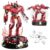 HIGH GODO Storm Mech Building Blocks Set for Adults，Red Armor Robot Model Building Kit with Weapons and Flame Shape Base, 1742 Pieces Hard Corfe Collectible Gifts for Movie Fans Man Teens