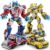 HIGH GODO Transforming Building Set, 2in1 Transforming Robot and Truck Building Kit, Cool Robots Gifts Toys for Teens Adults 14+ (879 PCS)