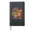 Highland Cow Book Lover Reading Floral Bookworm Cute cozy Hardcover Journal, Black