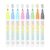Highlighter Metallic Paint Markers, Dual-Line Shimmer Glitter Markers Outline Pen, Metallic Glitter Set Art DIY Crafts School Supplies for Teens (8-color silver)