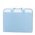 Hilitand Accordion File Organizer 13 Pockets Expandable Canvas Document Organizer with Sturdy Bottom Index for A4 Paper Office School Travel Blue