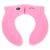 Hilitand Portable Baby Toilet Training Seat Non Slip Folding Potty Pad with Cute Cartoon Design for Toddler Potty Training Supplies (Pink)