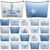 Hillban 24 Pcs Ocean Makeup Bags, Coastal Beach Cosmetic Bags, Cruise Gifts