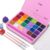HIMI Gouache Paint Set, 24 Colors x 30ml/1oz with 3 Brushes & a Palette, Unique Jelly Cup Design, Non-Toxic, Guache Paint for Canvas Watercolor Paper – Perfect for Beginners, Students, Artists(Pink)