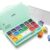 HIMI Gouache Paints Set, 18 Colors, 30g, jelly gouache paint set, Non Toxic Paint for Canvas and Paper, Art Supplies for Professionals, and More (Green Case
