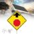 Himopuer Diamond Reflective Solar LED Stop Ahead Graphic Sign 24×30 Inch, Illuminated Flashing Arrow Traffic Warning Sign, Rust-Proof Metal Frame IP65 Waterproof Road Signage(30in)